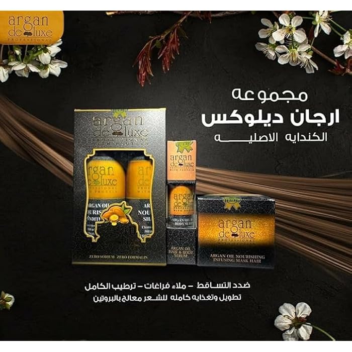 De luxe Original Argan After Protein Care and Damaged Hair (Shampoo and Conditioner) - Image 3